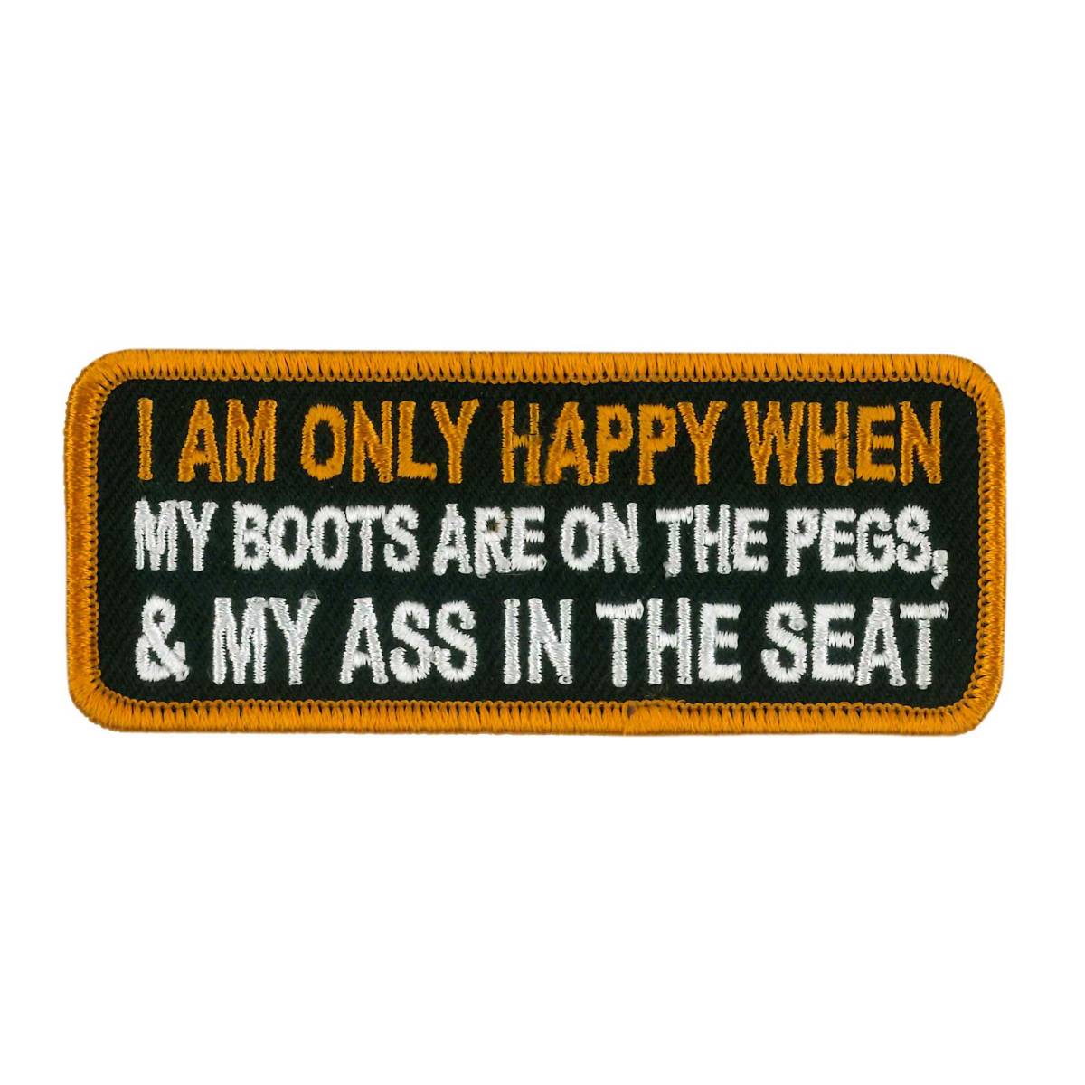 Hot Leathers PPW1087 Boots On Peg Ass In Seat 4″ x 2″ Patch