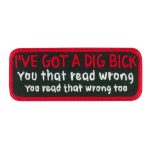 Hot Leathers PPW1091 Comes Never Think 4″ x 2″ Patch