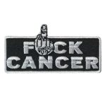Hot Leathers Fuck Cancer 4″ X 2″ Embroidered Patch PPW1100
