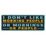 Hot Leathers Morning People 4″ X 2″ Embroidered Patch PPW1118