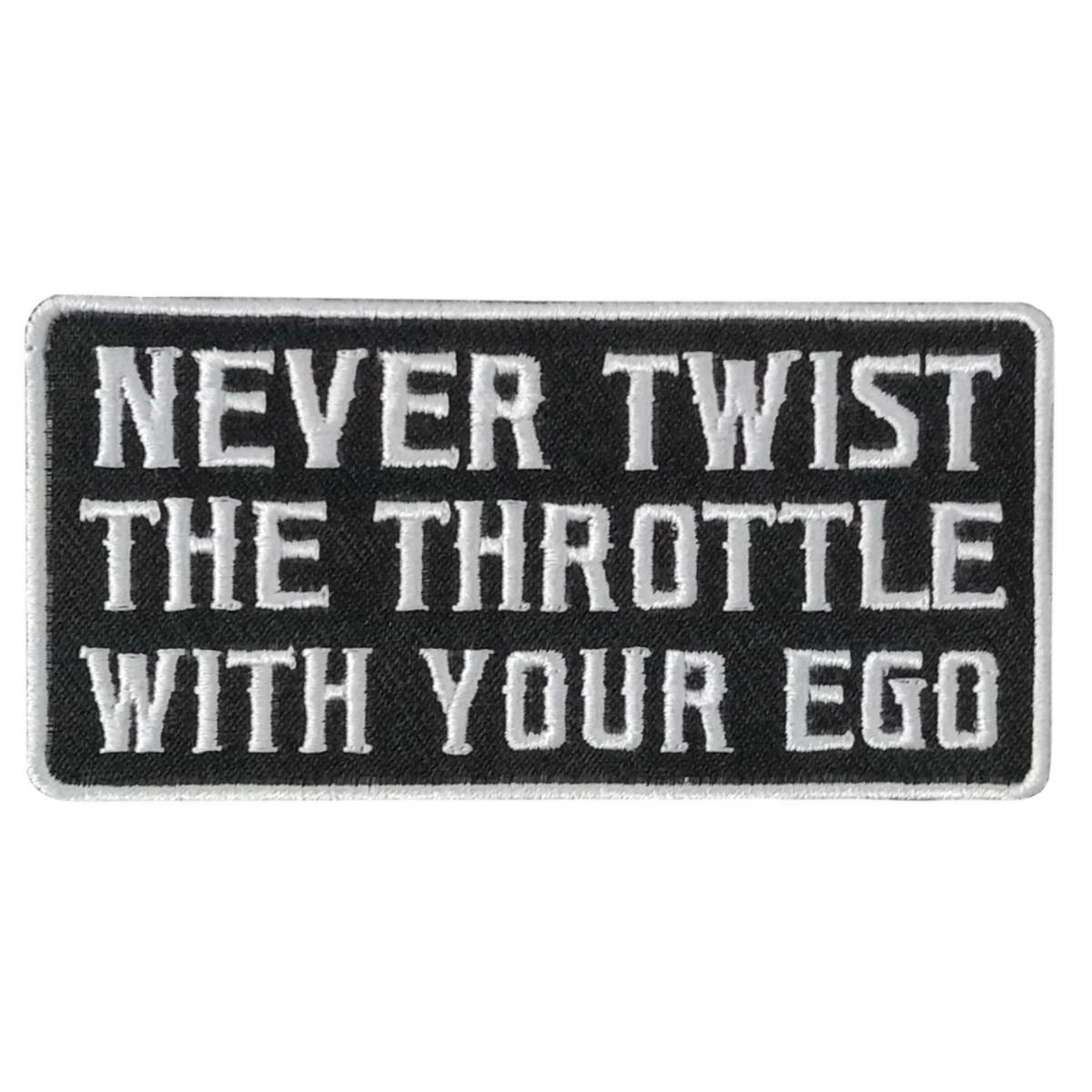 Hot Leathers Never Twist 4″ X 2″ Embroidered Patch PPW1123