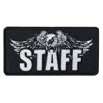 Hot Leathers Staff Eagle 4″ X 2″ Embroidered Patch PPW1138