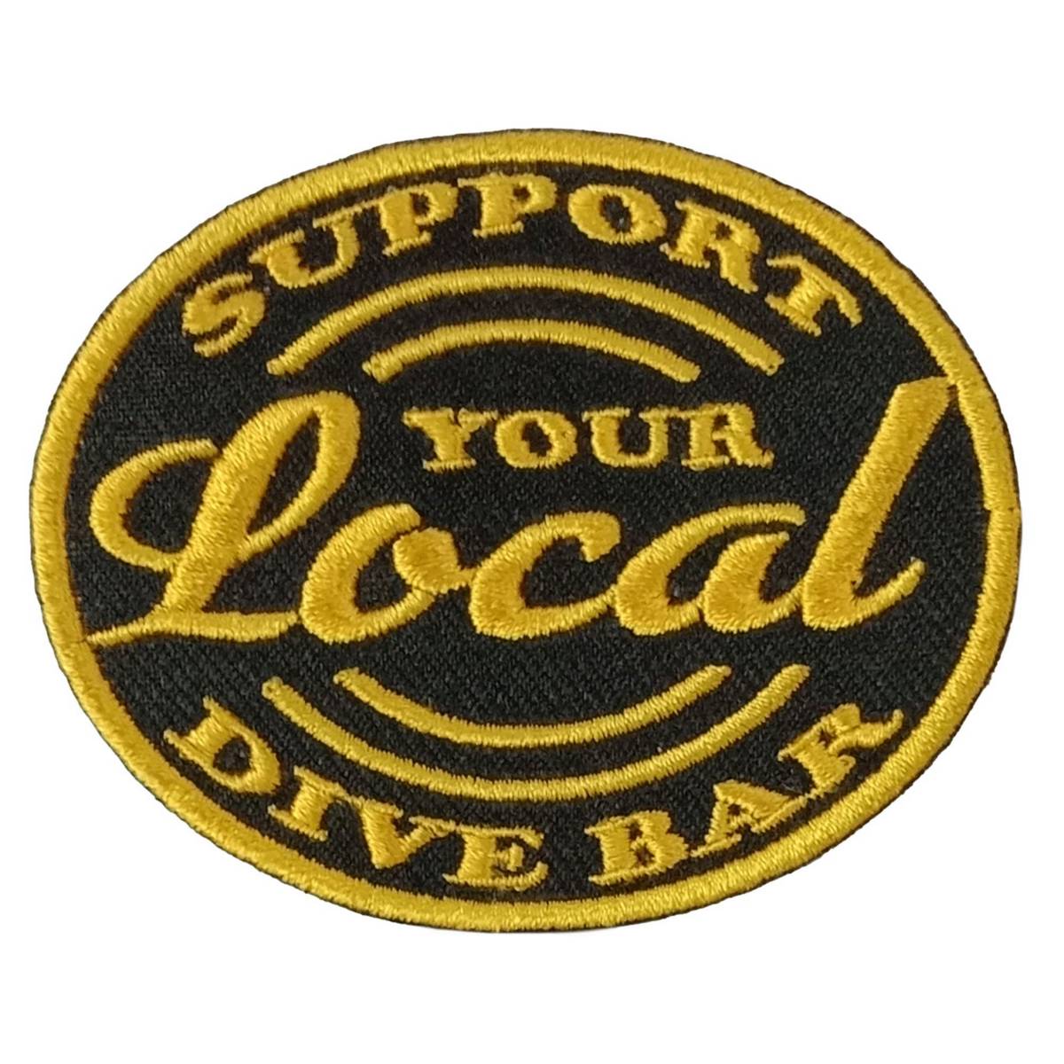 Hot Leathers Support Dive Bar 3″ X 3″ Embroidered Patch PPW1140