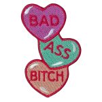 Hot Leathers Bad Ass Bitch 2″ X 3″ Embroidered Patch PPW1156