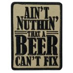 Hot Leathers Beer Cant Fix 3″ X 4″ Embroidered Patch PPW1157