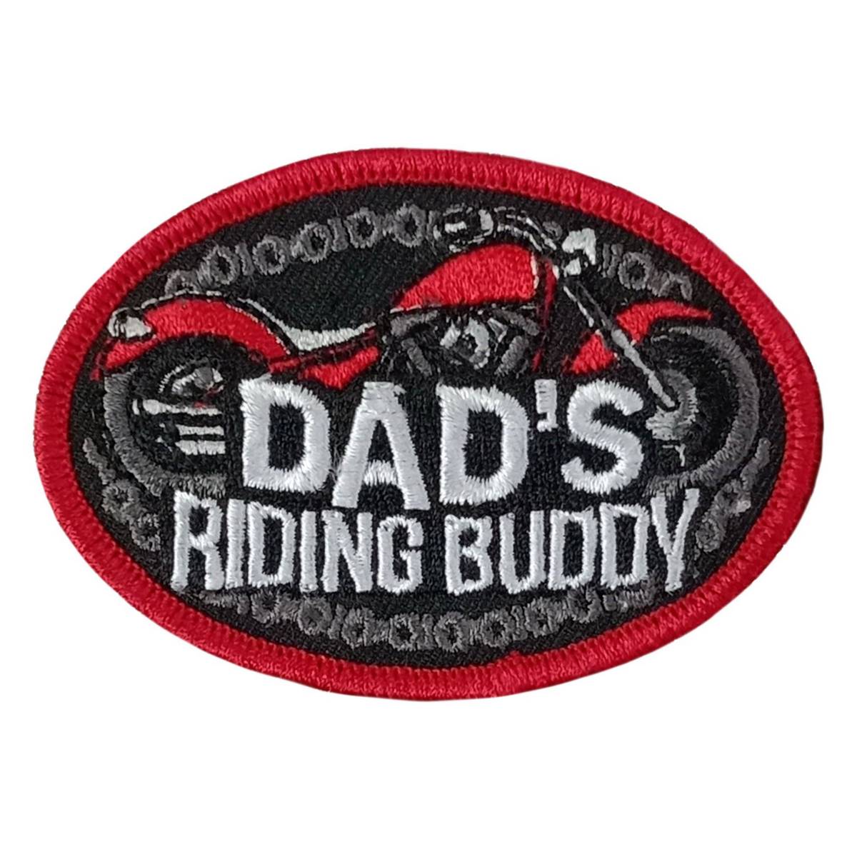 Hot Leathers Dads Riding Buddy 3″ X 2″ Embroidered Patch PPW1162