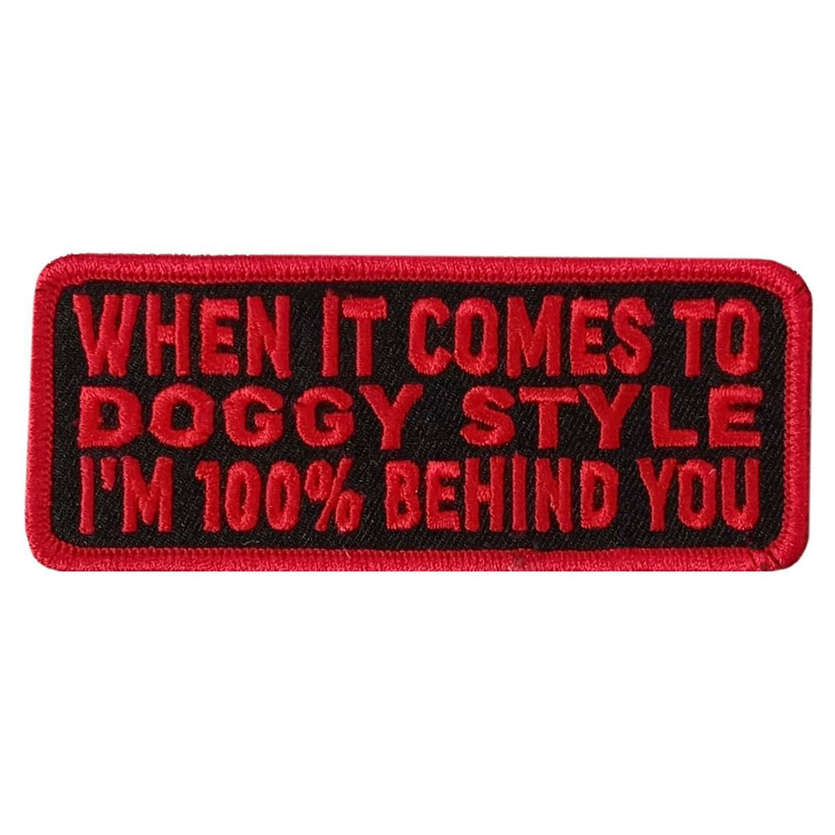 Hot Leathers Doggie Style 4″ X 1.5″ Embroidered Patch PPW1165