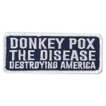 Hot Leathers Donky Pox 4″ X 1.5″ Embroidered Patch PPW1166