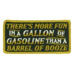 Hot Leathers Gallon Of Gasoline 4″ X 2″ Embroidered Patch PPW1173