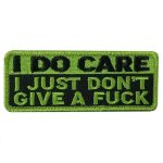 Hot Leathers I Do Care 4″ X 1.5″ Embroidered Patch PPW1181