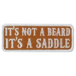 Hot Leathers Not A Beard 4″ X 1.5″ Embroidered Patch PPW1194