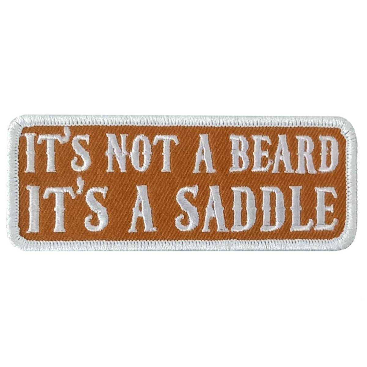 Hot Leathers Not A Beard 4″ X 1.5″ Embroidered Patch PPW1194