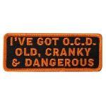 Hot Leathers Ocd 4″ X 1.5″ Embroidered Patch PPW1195
