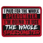 Hot Leathers Speedometer 4″ X 3″ Embroidered Patch PPW1205