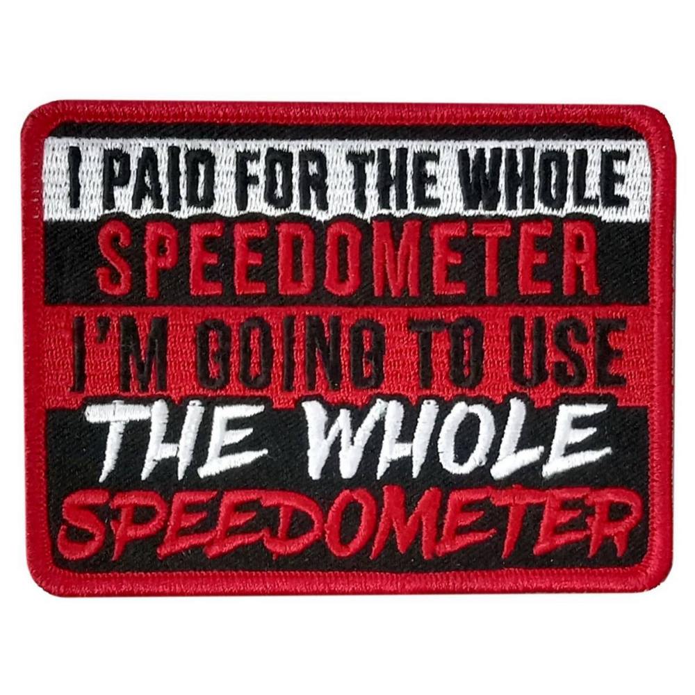 Hot Leathers Speedometer 4″ X 3″ Embroidered Patch PPW1205