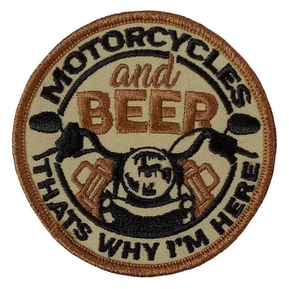Hot Leathers Why Im Here 3″ X 3″ Embroidered Patch PPW1214