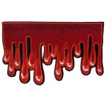 Hot Leathers Blood Drips 6″ X 3.8″ Embroidered Patch PPW1217
