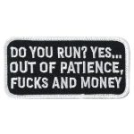 Hot Leathers Do You Run 4″ X 1.9″ Embroidered Patch PPW1223