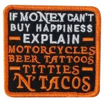 Hot Leathers If Money 3″ X 2.8″ Embroidered Patch PPW1238