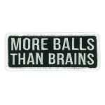 Hot Leathers More Balls Embroidered Patch Ppw1244 PPW1244