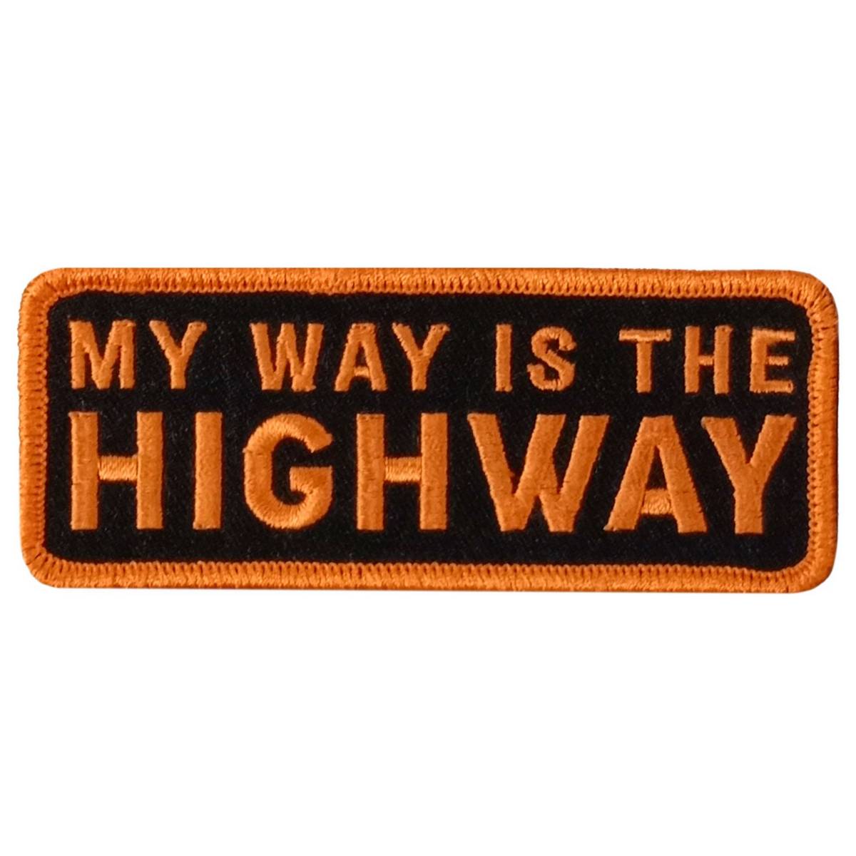 Hot Leathers My Way 4″ X 1.5″ Embroidered Patch PPW1245
