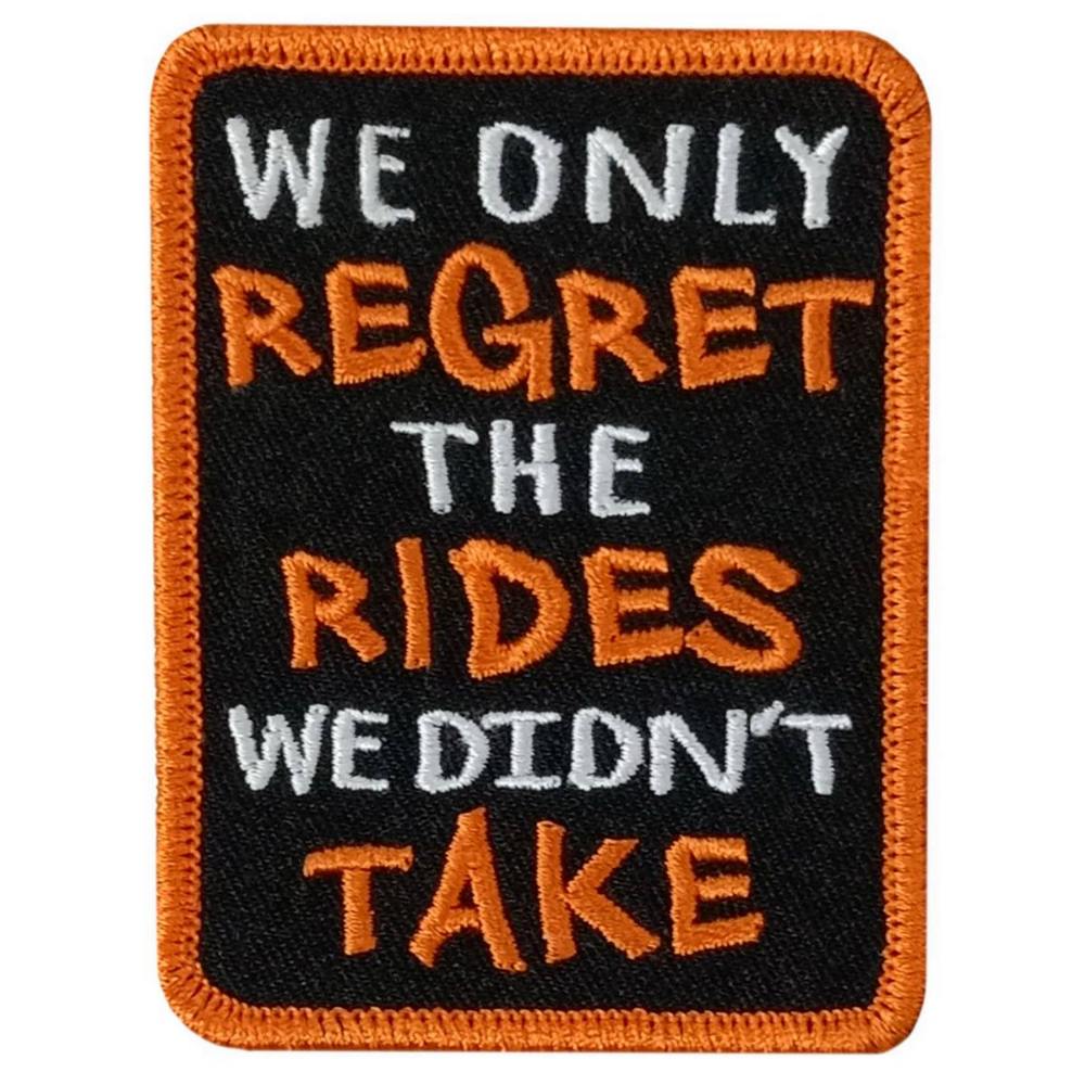 Hot Leathers Only Regret 2.25 X 3″ Embroidered Patch PPW1251