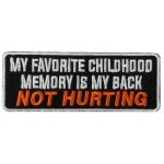 Hot Leathers Childhood Memory 4 X 1.5 Embroidered Patch PPW1268