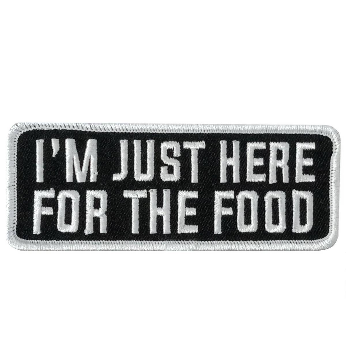 Hot Leathers For The Food 4 X 1.5″ Embroidered Patch PPW1275