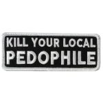 Hot Leathers Local Pedo 4 X 1.5″ Embroidered Patch PPW1282