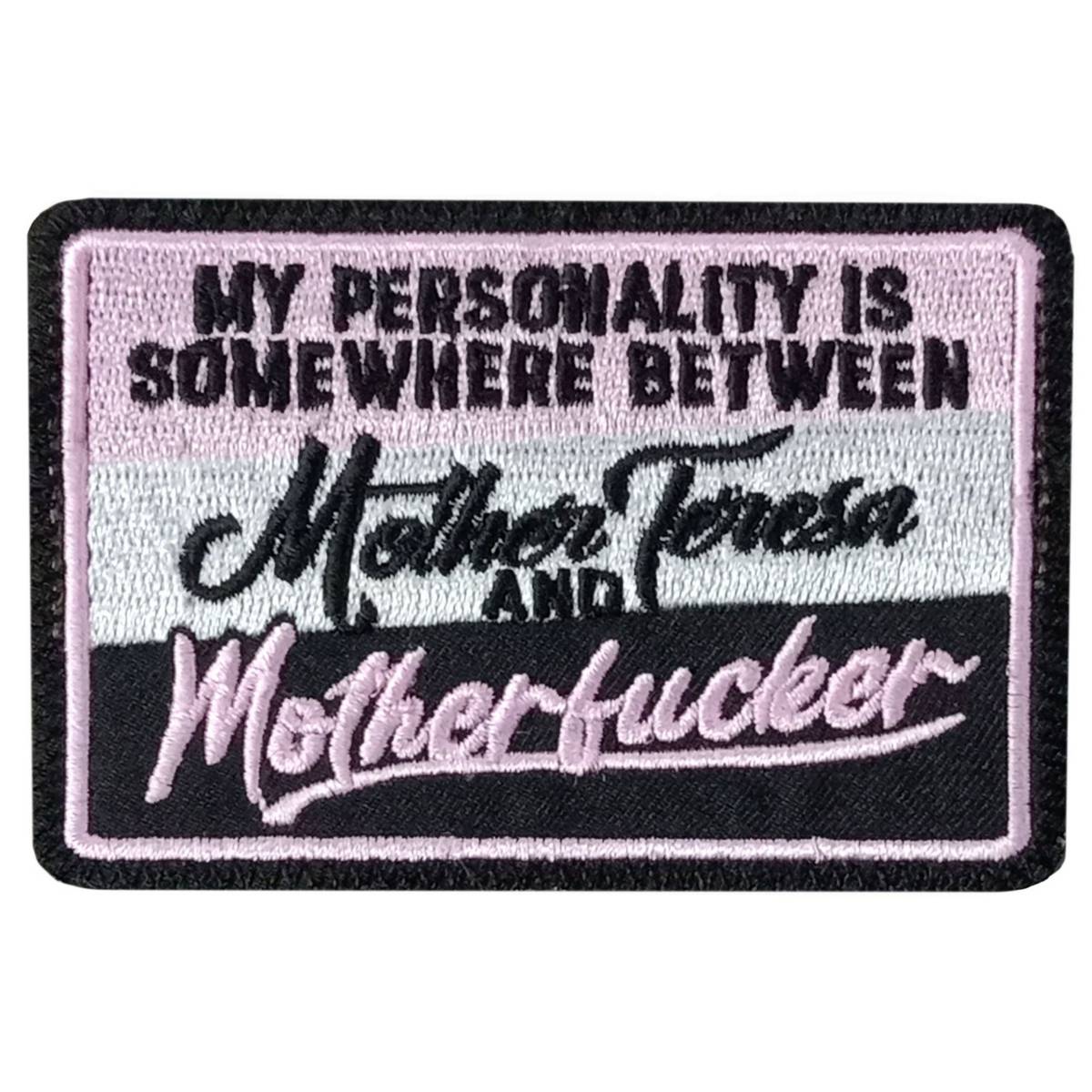 Hot Leathers Personality 3.5 X 2.3 Embroidered Patch PPW1291