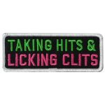 Hot Leathers Taking Hits 4 X 1.5″ Embroidered Patch PPW1299