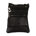 Hot Leathers PUA1032 Large Leather Neck Bag - Image 4
