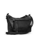 Hot Leathers Black Leather Purse with Two Zipper Pockets PUA1060 - Image 3