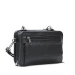 Hot Leathers PUA1175 Black Leather Small Concealment Crossbody Purse - Image 2