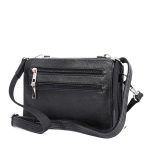 Hot Leathers PUA1175 Black Leather Small Concealment Crossbody Purse - Image 4