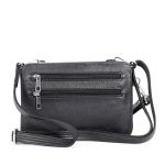 Hot Leathers PUA1175 Black Leather Small Concealment Crossbody Purse - Image 5