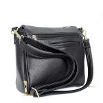 Hot Leathers PUA1176 Black Vegan Leather Concealed Carry Purse with Ambidextrous Design - Image 6