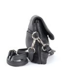 Hot Leathers Black Crossbody Organizer Leather Purse PUA1182 - Image 3