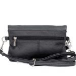 Hot Leathers Black Crossbody Organizer Leather Purse PUA1182 - Image 5
