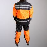 Hot Leathers RGU1004 Orange and Black Unisex Waterproof Rain Suit - Image 4