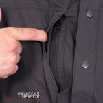Hot Leathers RSM1001 Men’s Black Performance Long Sleeve Riding Shirt - Image 5