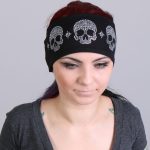 Hot Leathers RWC1002 Original Skulls Bling Headwrap - Image 3