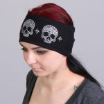 Hot Leathers RWC1002 Original Skulls Bling Headwrap - Image 4