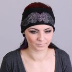 Hot Leathers RWC1003 Original Heart with Wings Bling Headwrap - Image 3