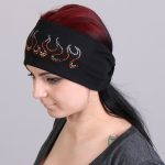 Hot Leathers RWC1007 Original Flames Bling Headwrap - Image 5