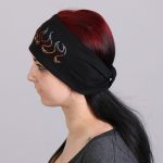 Hot Leathers RWC1007 Original Flames Bling Headwrap - Image 6