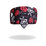 Hot Leathers Sublimation Skull Roses Road Wrap - Image 2