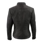 Milwaukee Leather SFL2801 Women’s Racer Black Stand Up Collar Motorcycle Fashion Leather Jacket - Image 2