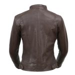 Milwaukee Leather Vintage SFL2811 Women’s Brown Zipper Front Motorcycle Casual Fashion Leather Jacket - Image 2