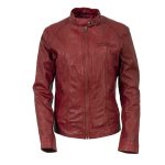 Milwaukee Leather Vintage SFL2811 Women’s Red Zipper Front Motorcycle Casual Fashion Leather Jacket - Image 8